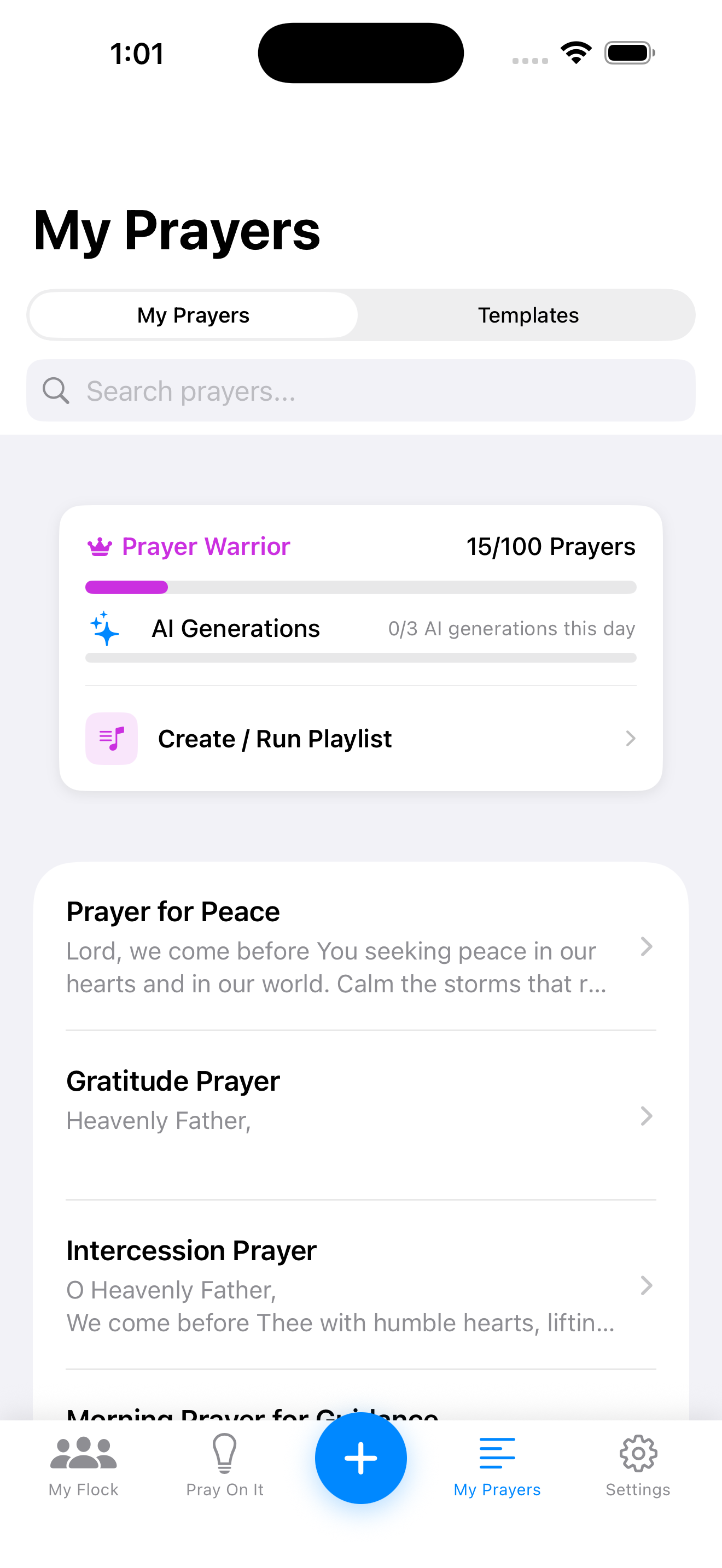 Your prayer library